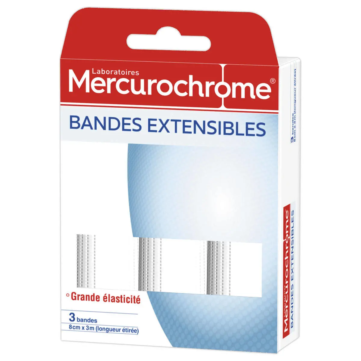 3 Bandes extensibles MERCUROCHROME photo du produit