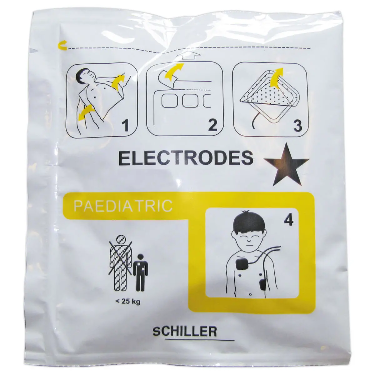 Paire Électrodes enfants pour défibrillateur - FRED PA1 photo du produit