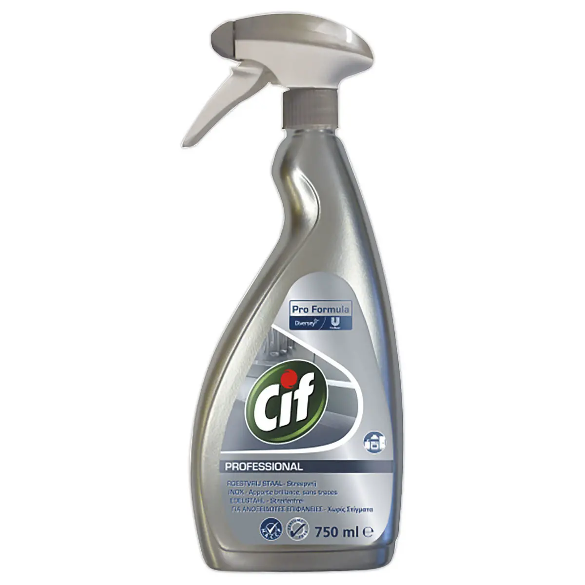 Vaporisateur 750 ml CIF Nettoyant inoxpro photo du produit