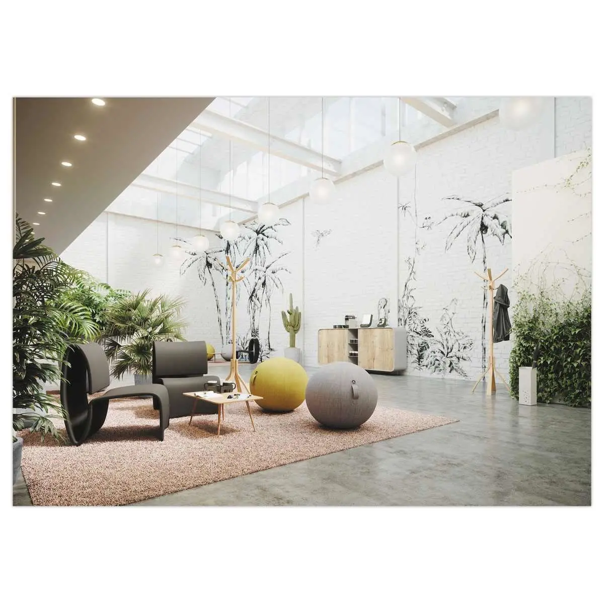 Portemanteau café tout bois clair photo du produit