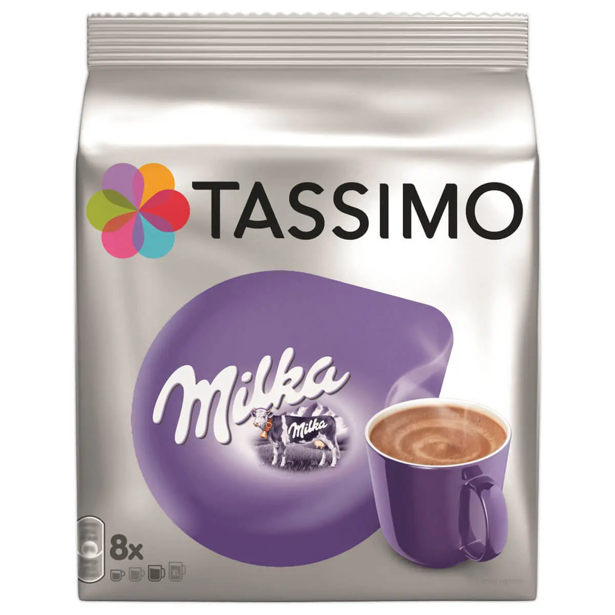 8 Doses Tassimo - saveur chocolat Milka - TASSIMO photo du produit