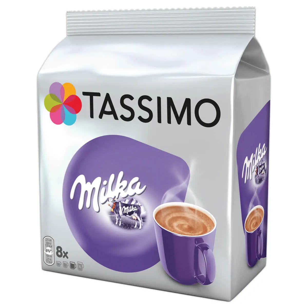 8 T DISCS Milka saveur chocolat chaud - Achat pas cher