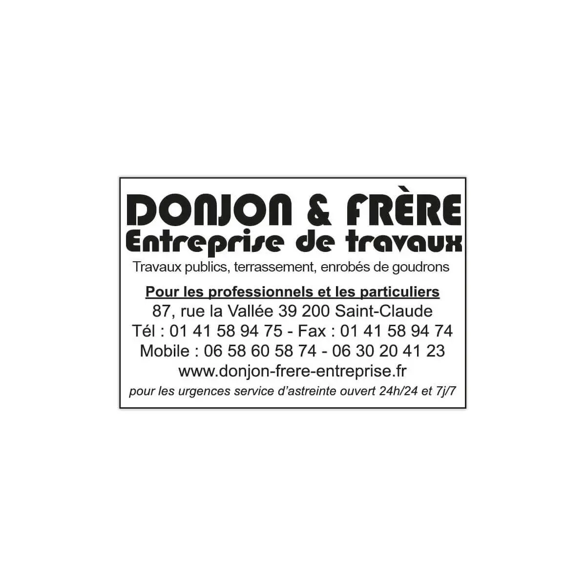 Tampon professionnel personnalisable 5274 - Encre noire - 10 lignes max - TRODAT photo du produit