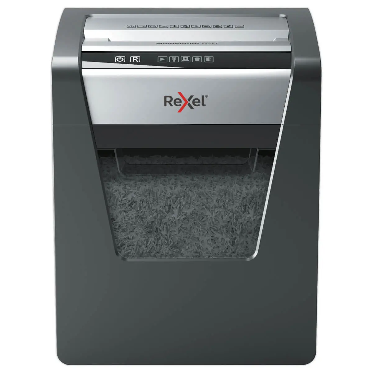 Destructeur de documents manuel Rexel Momentum M510 - Coupe Micro - 10 feuilles - 23L - REXEL photo du produit