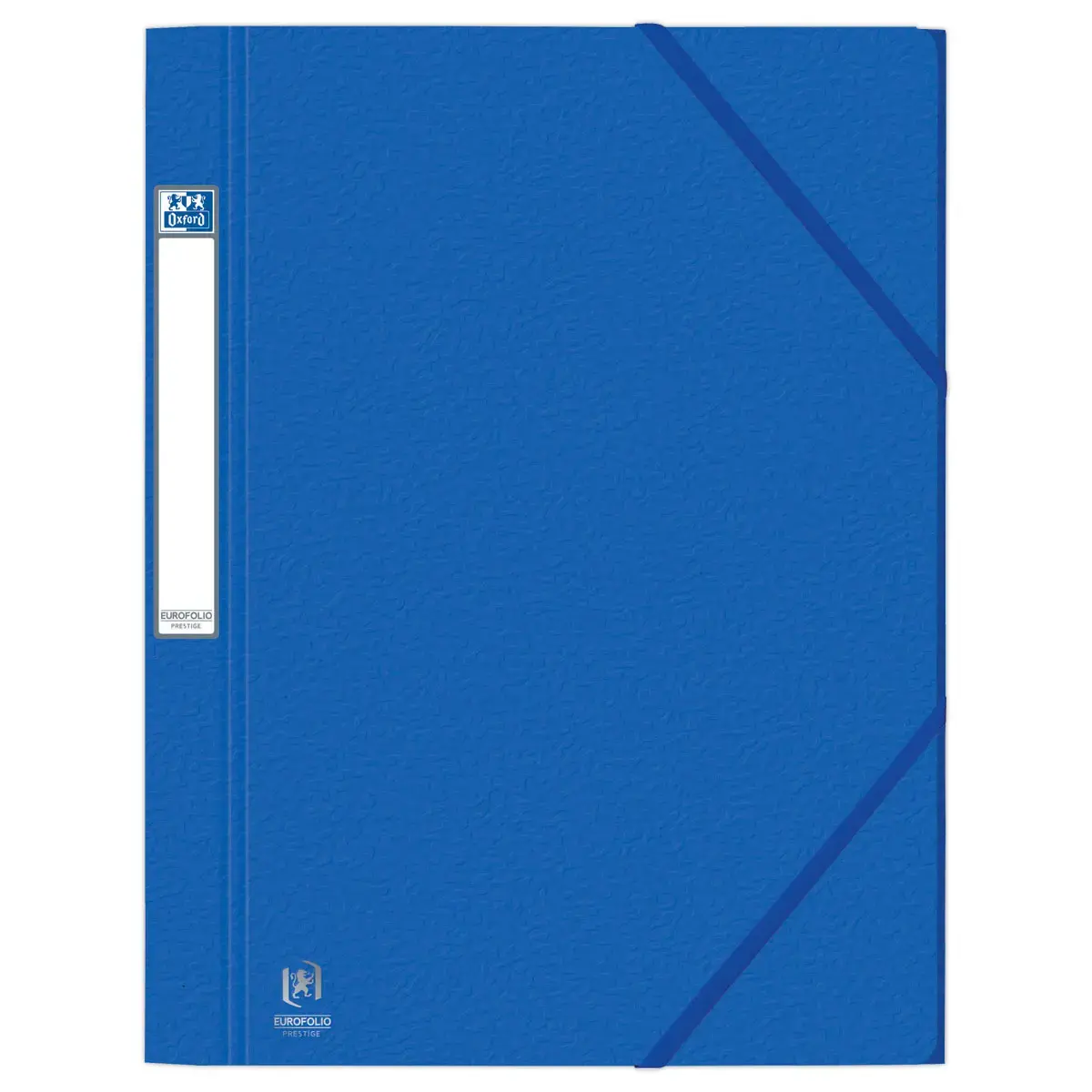 Chemise 3 rabats grande capacit&eacute; Eurofolio Prestige - Bleu - Oxford photo du produit