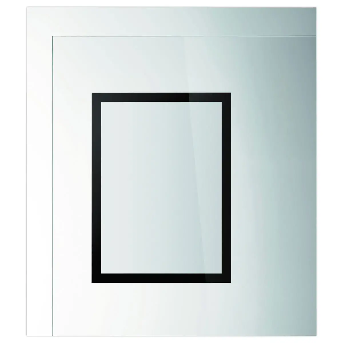 2 Cadres d'affichage vitrostatiques surfaces vitr&eacute;es Duraframe Sun - A4 - Noir - Durable photo du produit