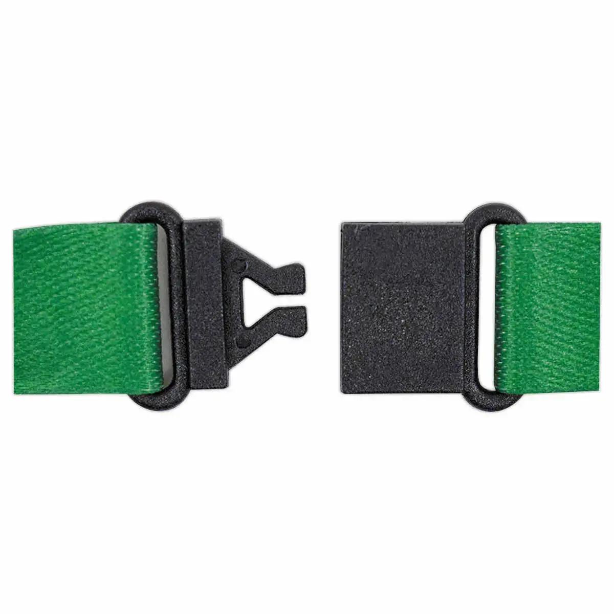 10 Lacets textiles avec mousqueton vert - Avery photo du produit