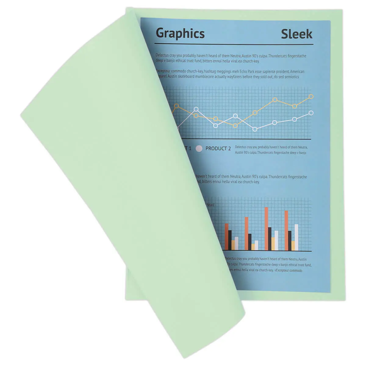 100 Chemises 24 x32 cm "Super 210" - vert - Exacompta photo du produit