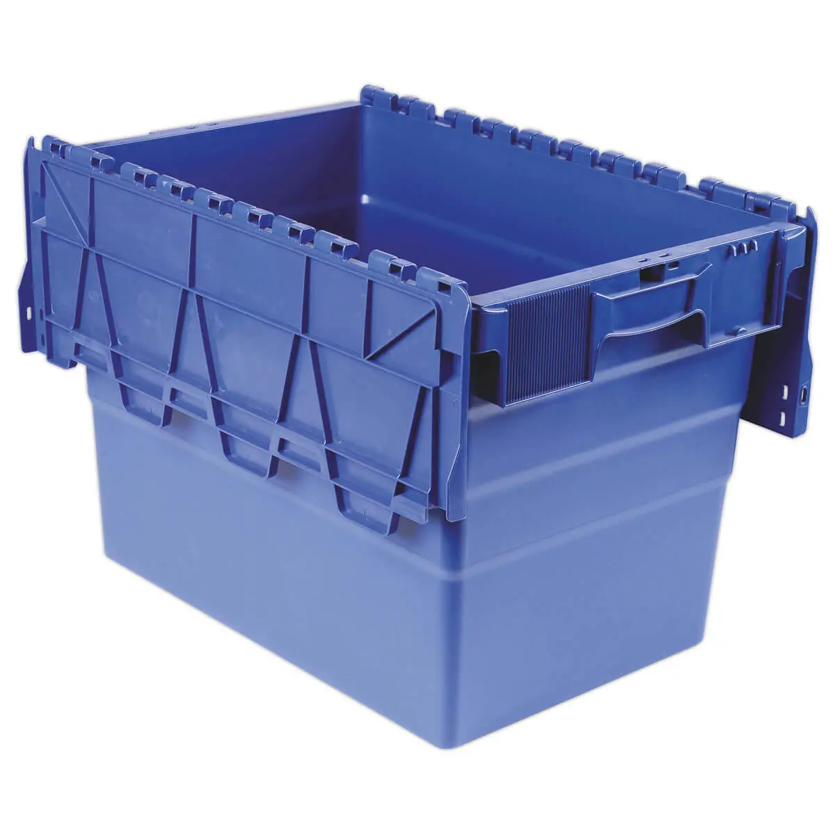 Bac navette gerbable 78 litres bleu photo du produit