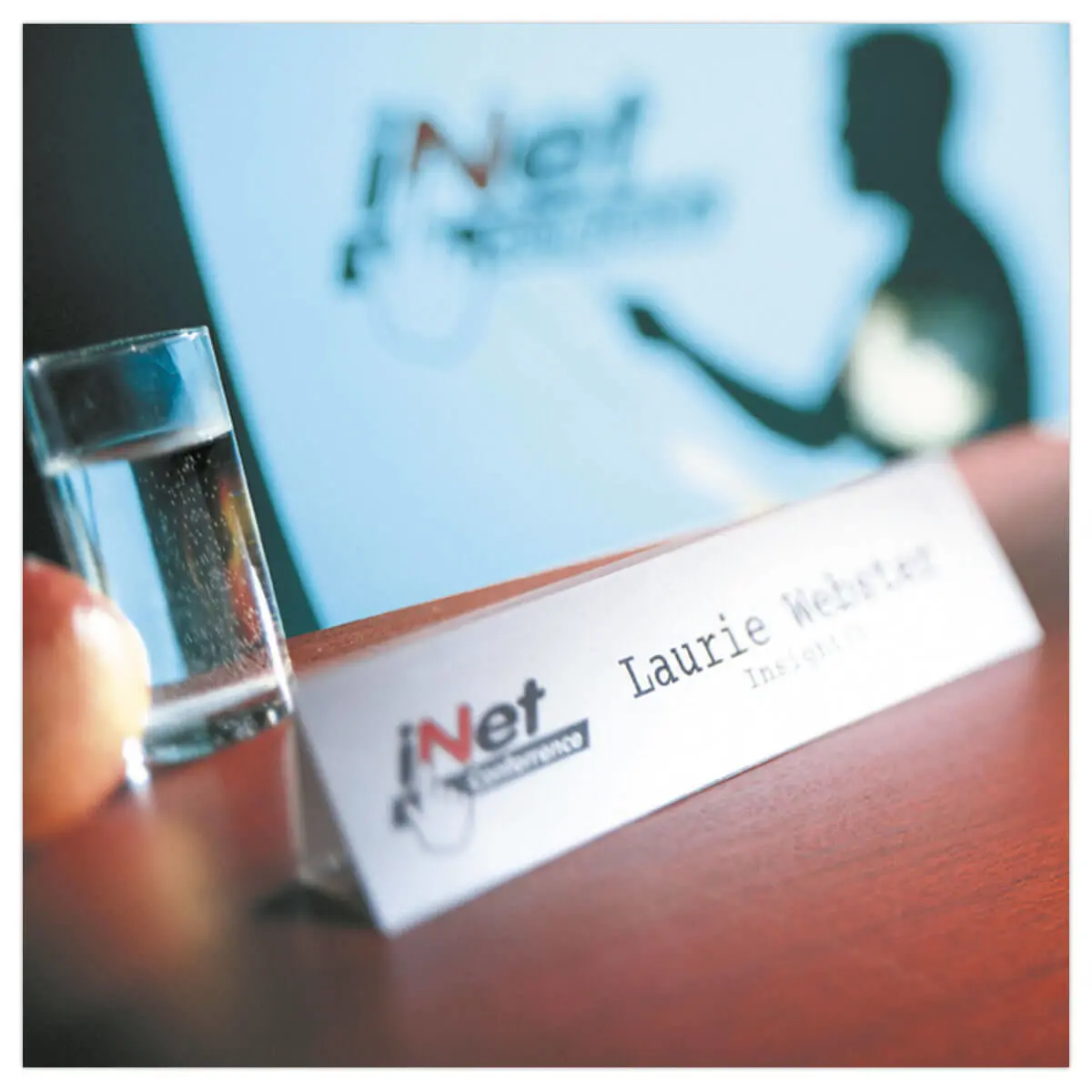 10 Porte-noms de table avec Bristol - 21 x 6,3 cm - TARIFOLD photo du produit