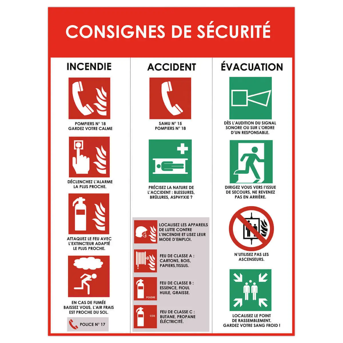 Panneau d'affichage de consignes de sécurité - VISO photo du produit