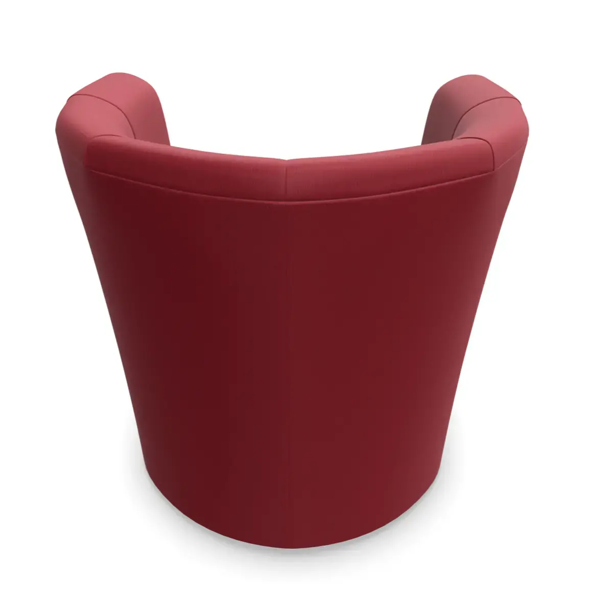 Si&egrave;ge une place simili cuir rouge photo du produit