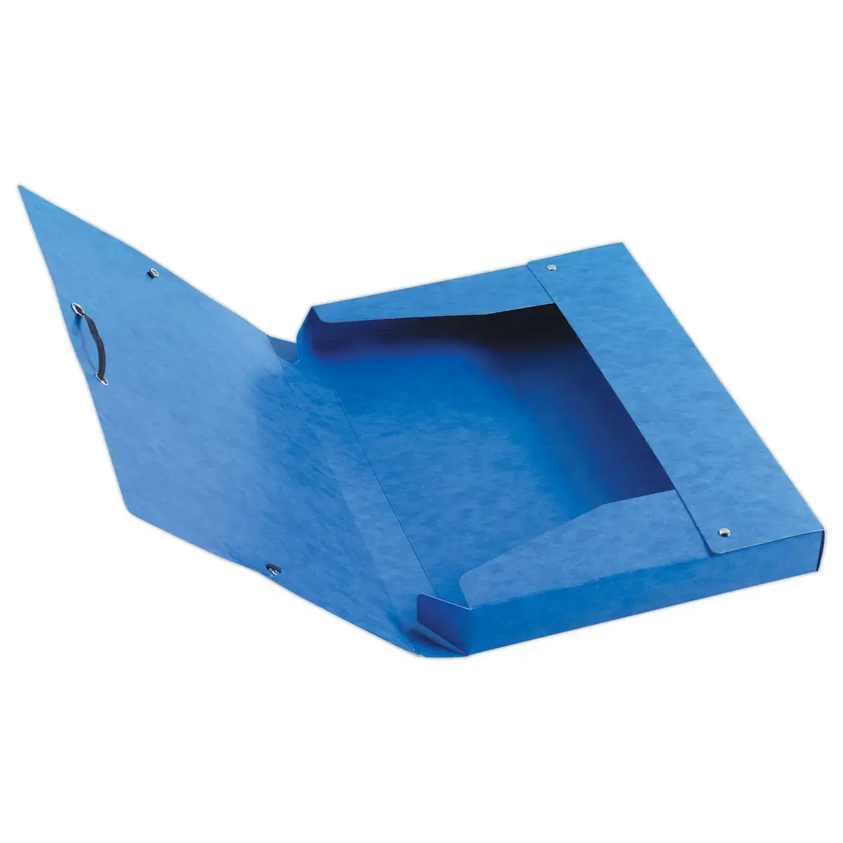 Boîte de classement - 24x32 - Dos 40 mm - bleu - Fiducial photo du produit