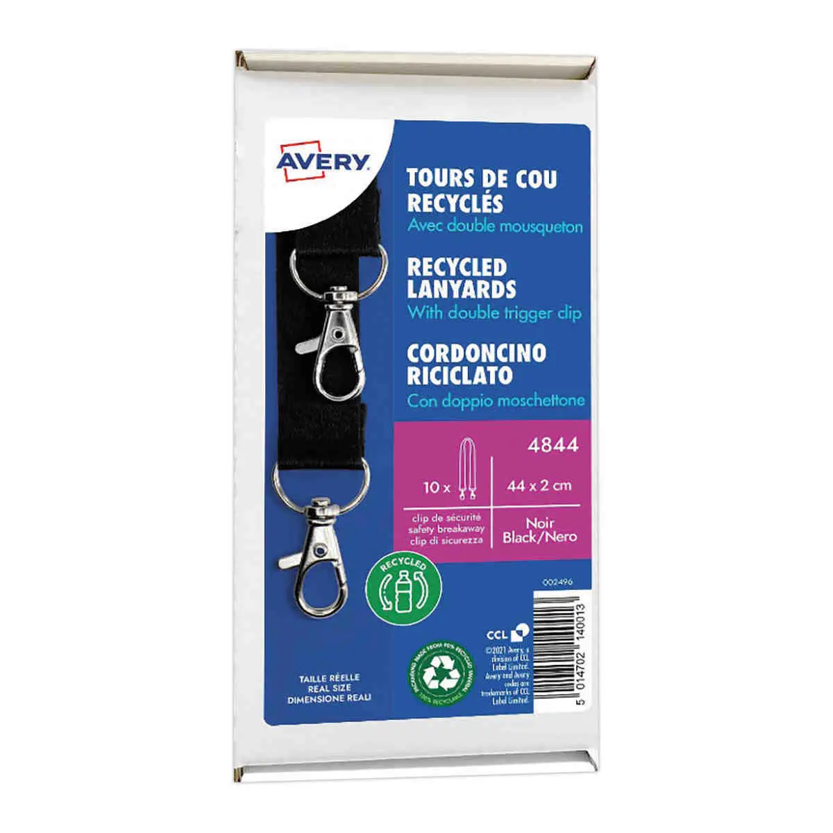 10 Lacets avec double mousqueton - AVERY photo du produit