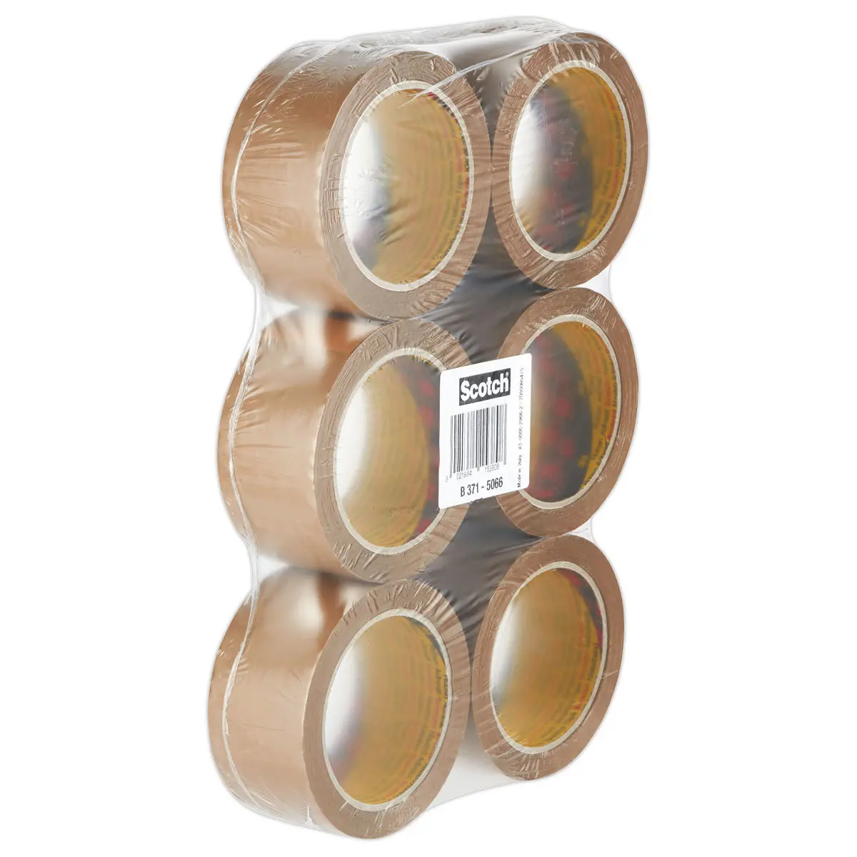 Lot de 6 rouleaux de ruban adhésif, 50 x 66 mm, pour emballage, couleur  Havane [36] - Cdiscount Bricolage