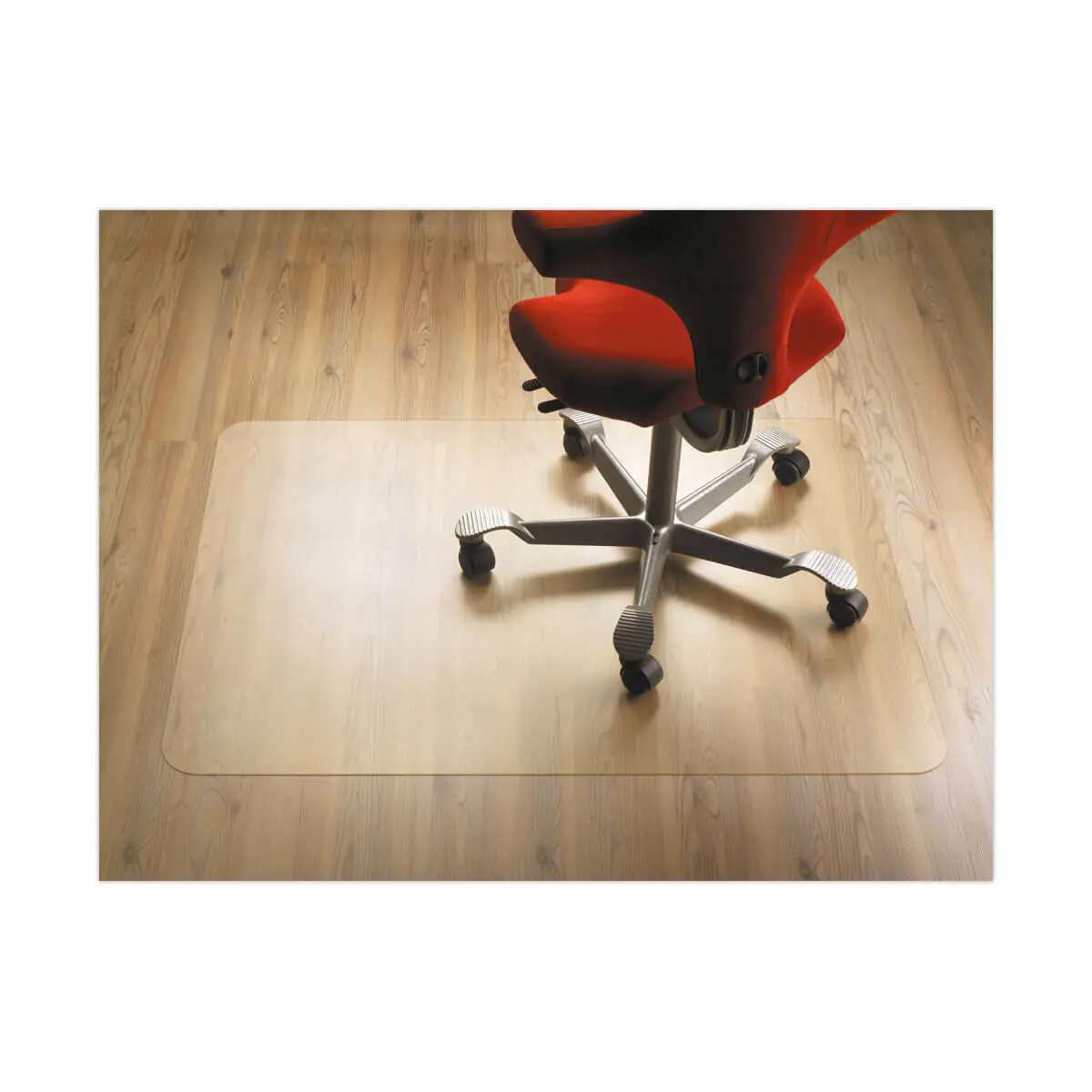 Tapis de bureau transparent 90 x 120 cm - Paperflow photo du produit