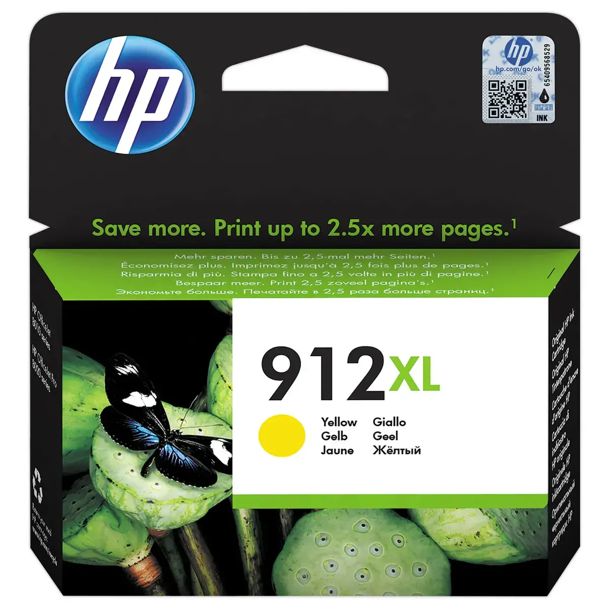 Cartouche HP 912XL - 3YL83AE - Jaune photo du produit