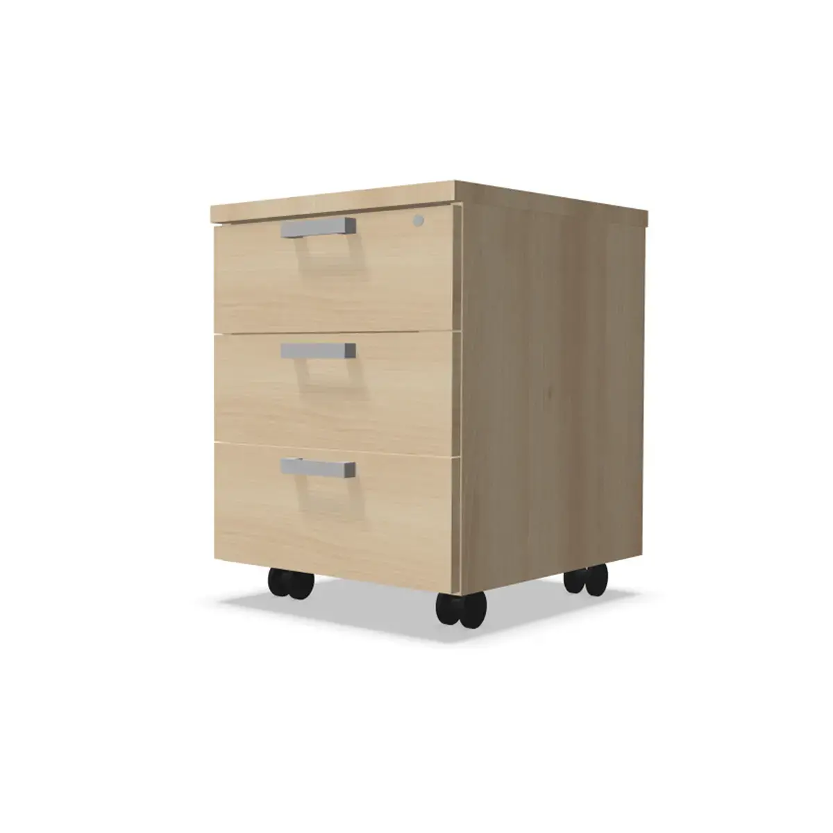 Caisson mobile 3 tiroirs - Acacia clair photo du produit