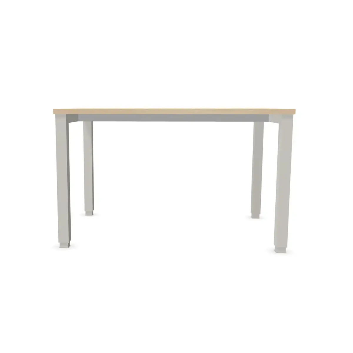 Bureau BRUXELLES 120 x 80 acacia - pieds  aluminium photo du produit