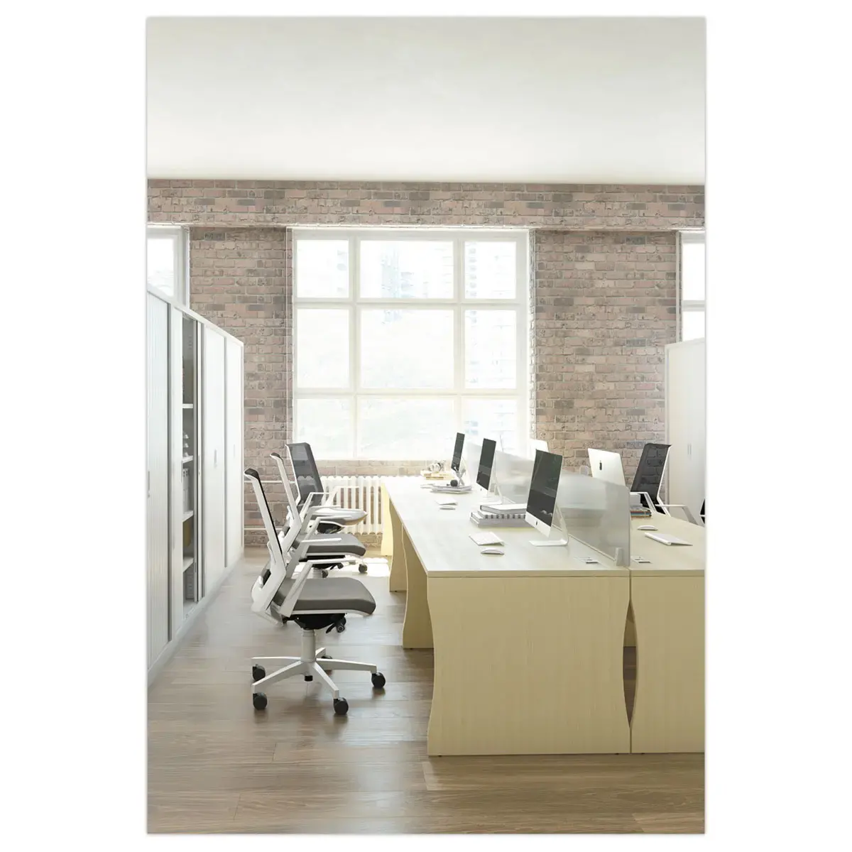 Bureau BUDAPEST 140 x 80 ACACIA photo du produit