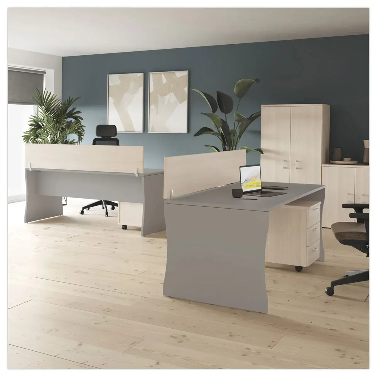 Bureau BUDAPEST 140 x 80 ACACIA photo du produit
