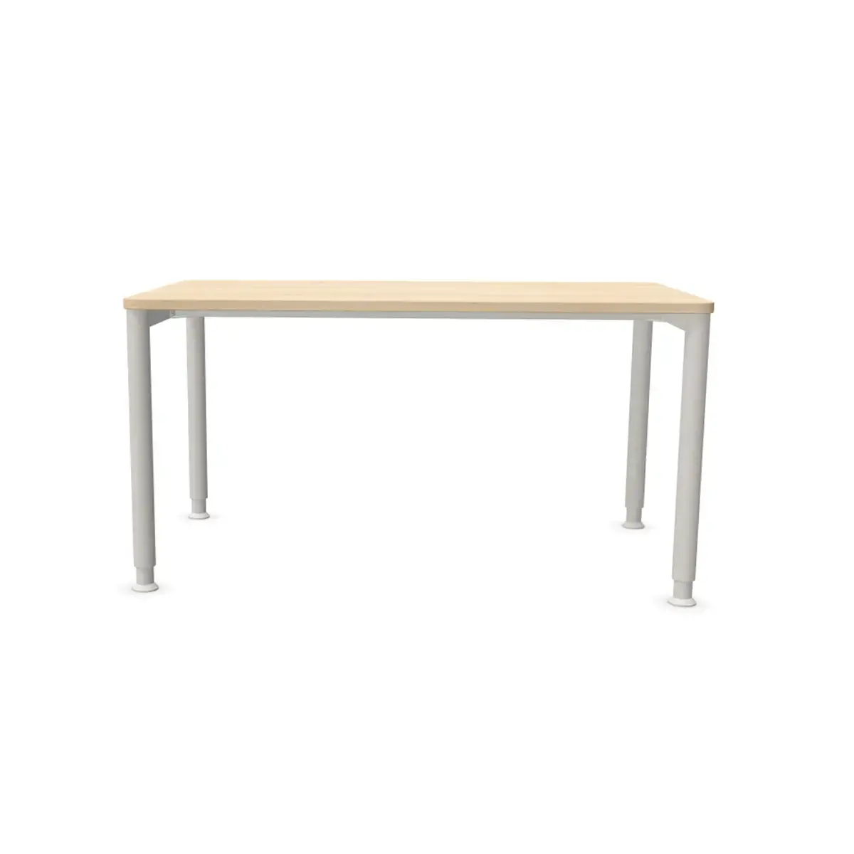 Table140 x 80 acacia clair - pieds aluminium photo du produit