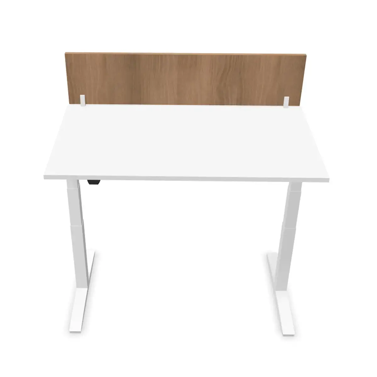 Cloisonnette pour bureau L 140 noyer/blanc photo du produit