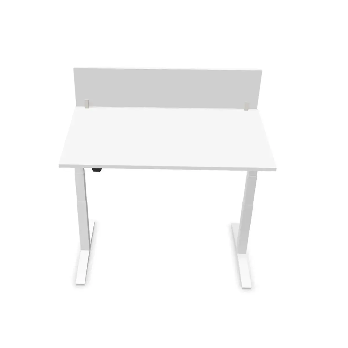 Cloisonnette pour bureau L. 140 blanc/alu photo du produit