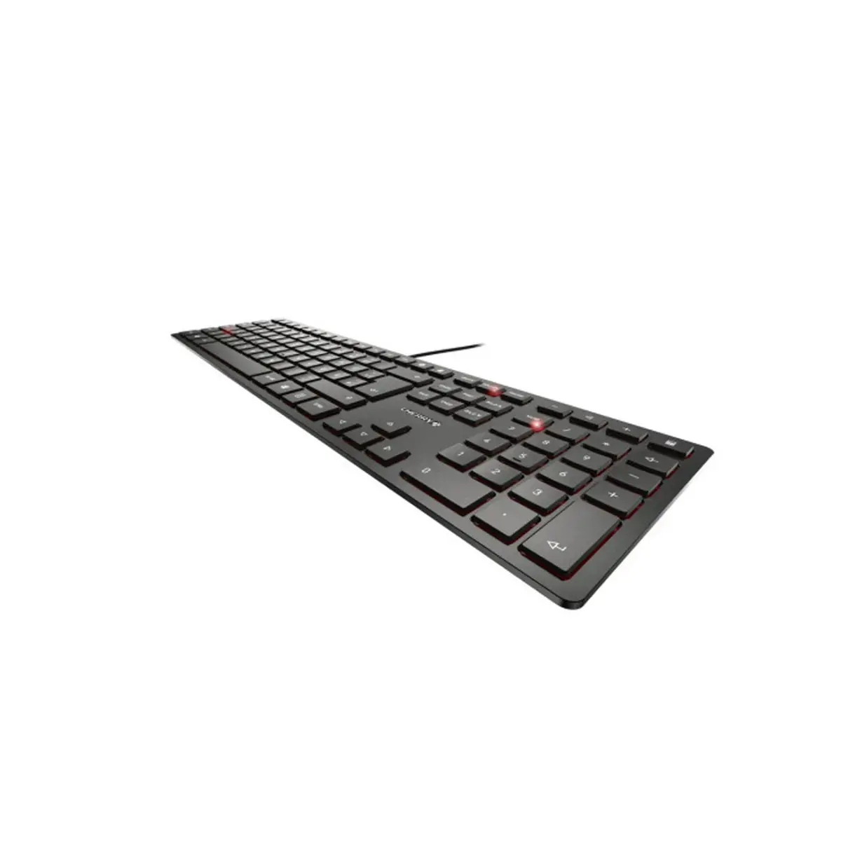 Clavier filaire KC 6000 SLIM - Extra-plat - Argent - Cherry photo du produit