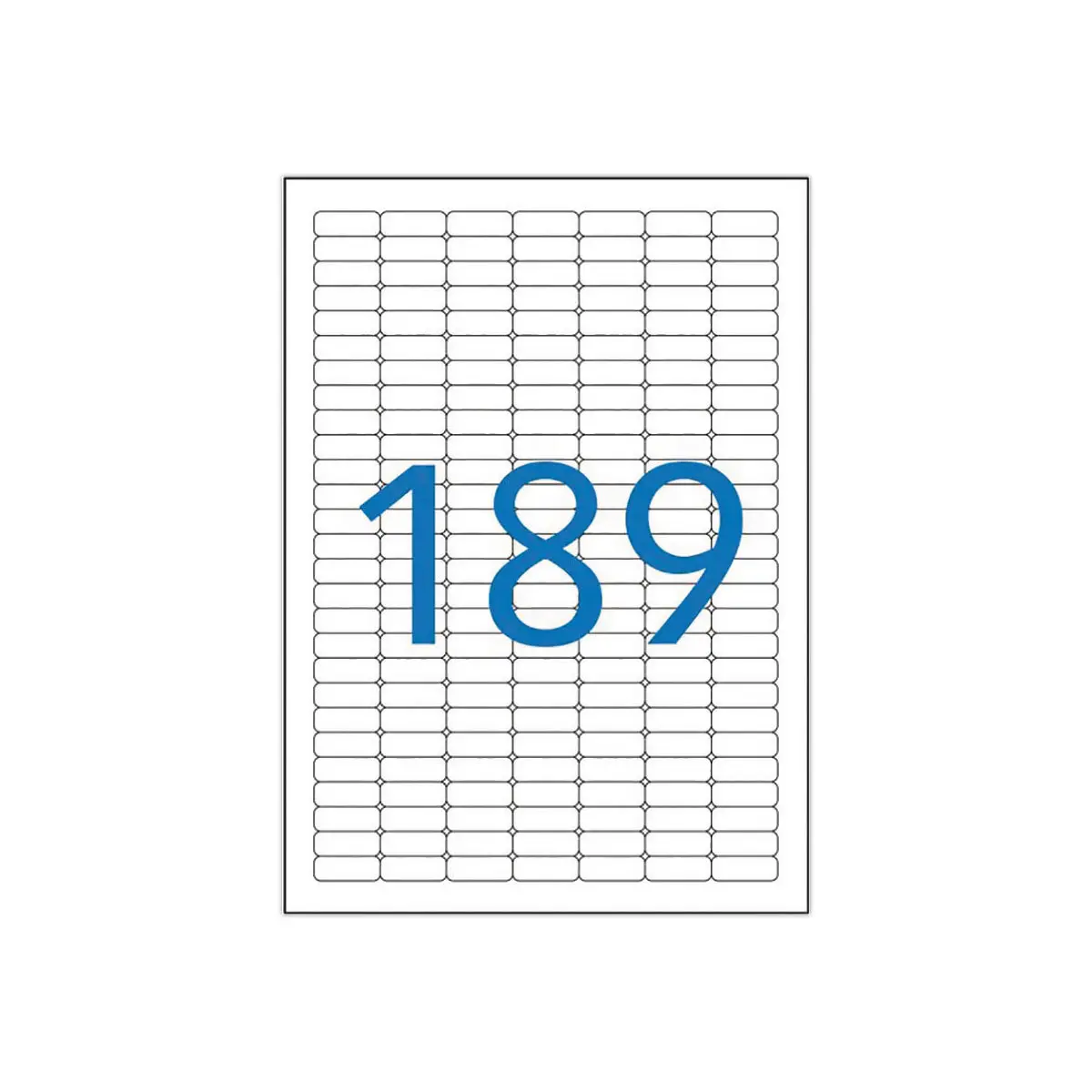 25 Planches d'étiquettes enlevables laser25,4x10mm 4725 étiq/boîte photo du produit