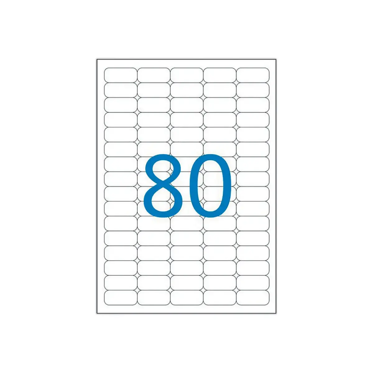 2 000 Etiquettes enlevables laser 35,6 x 16,9 mm photo du produit