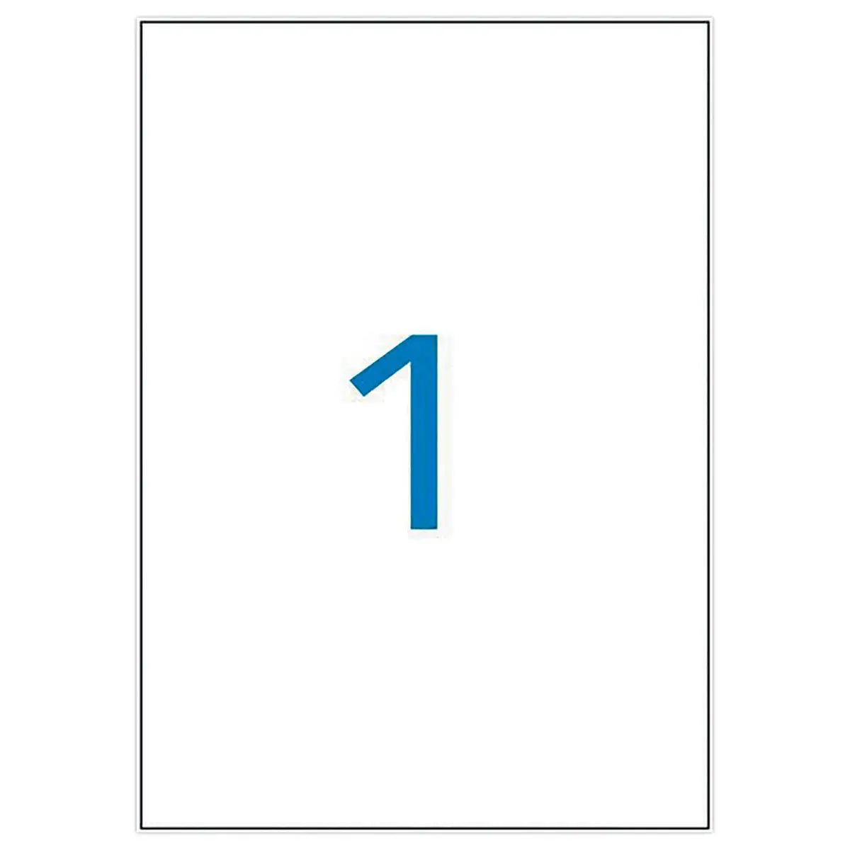 20 Planches d'étiquettes inaltérables laser 210x297 mm 20 étiq. blanc photo du produit