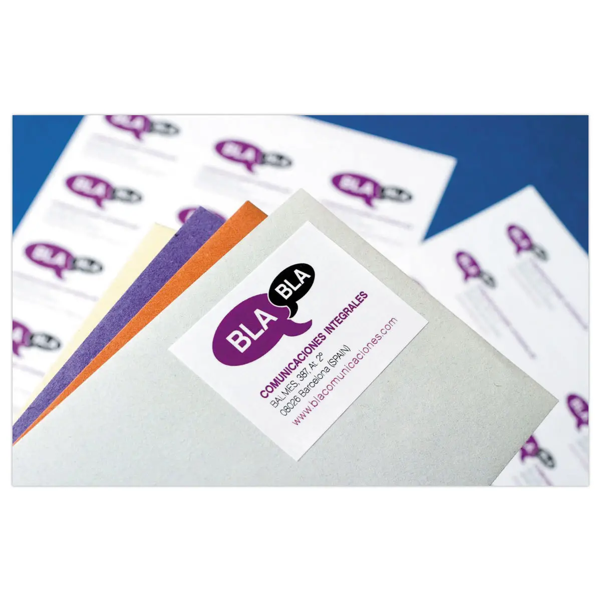 100 Planches d'&eacute;tiquettes jet d'encre 63,5x33,9 mm 2400 &eacute;tiq/bo&icirc;te photo du produit