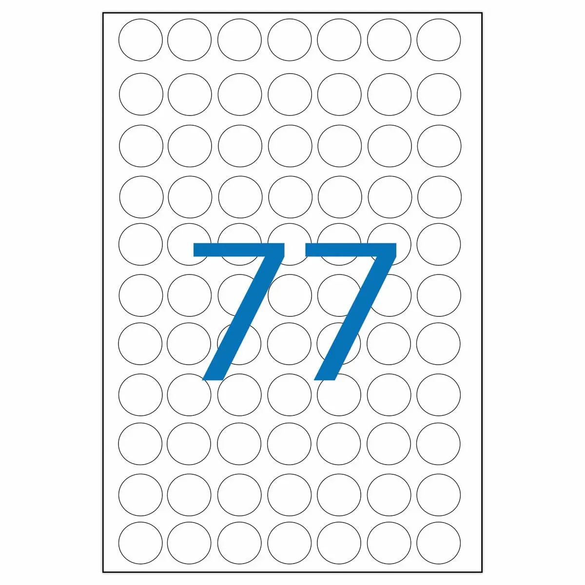 Pastilles gommettes de signalisation rondes - &Oslash; 8 mm - rouge - APLI photo du produit