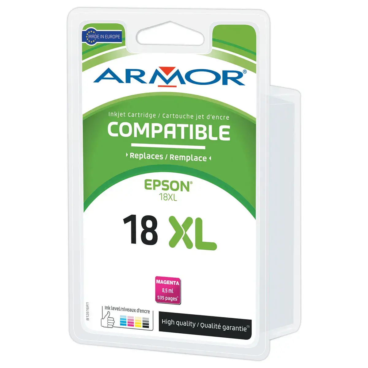 Cartouche Armor &eacute;quiv. Epson T18XL magenta photo du produit