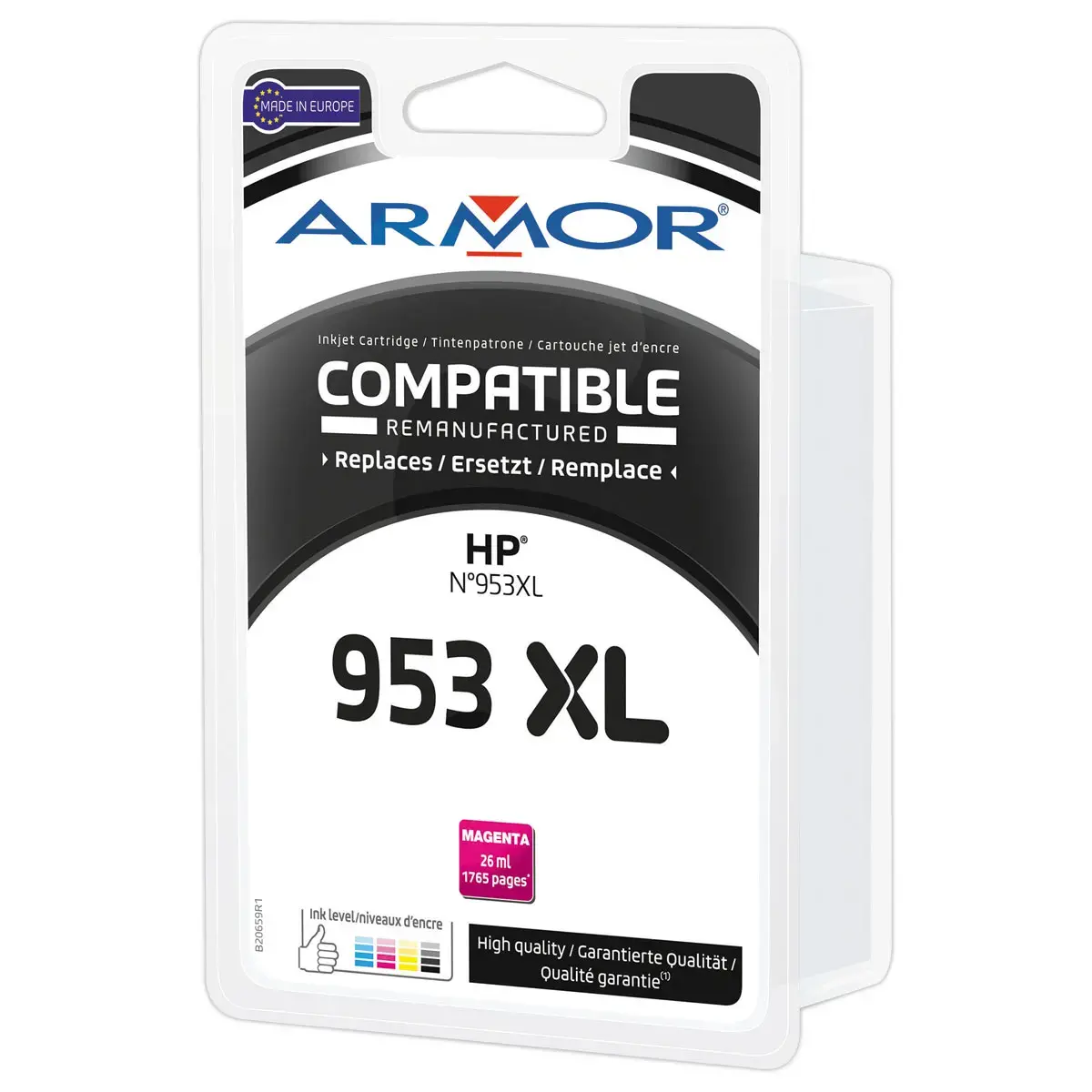 Cartouche &eacute;q. HP 953XL - Haute capacit&eacute; - Magenta - OWA photo du produit