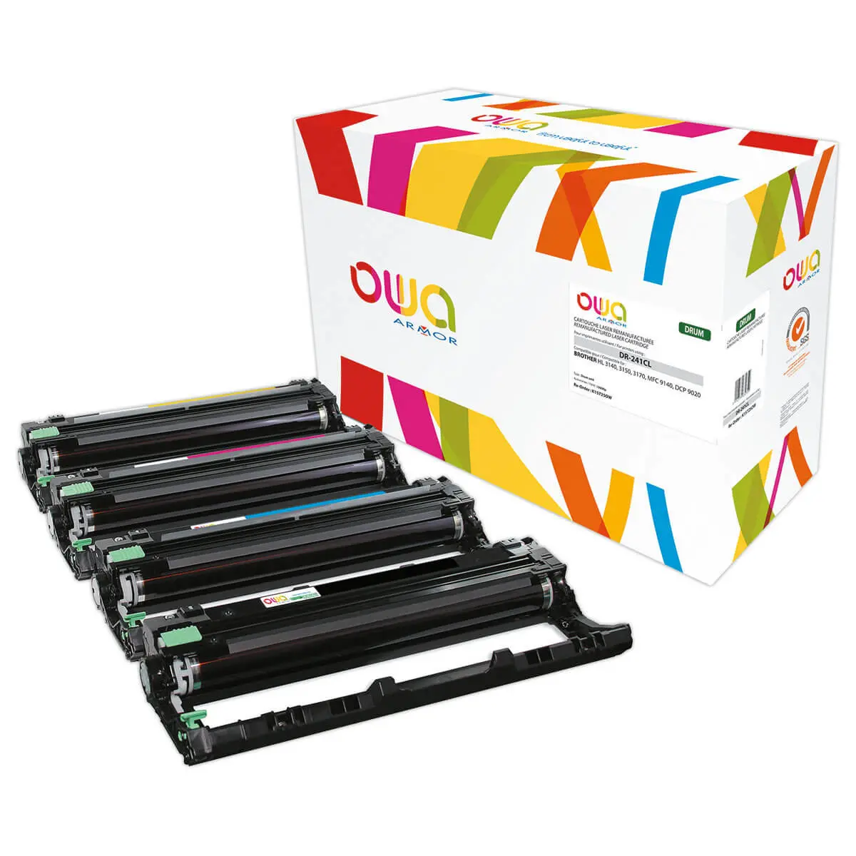 Tambour éq. BROTHER DR-241CL - B/C/M/Y - OWA photo du produit