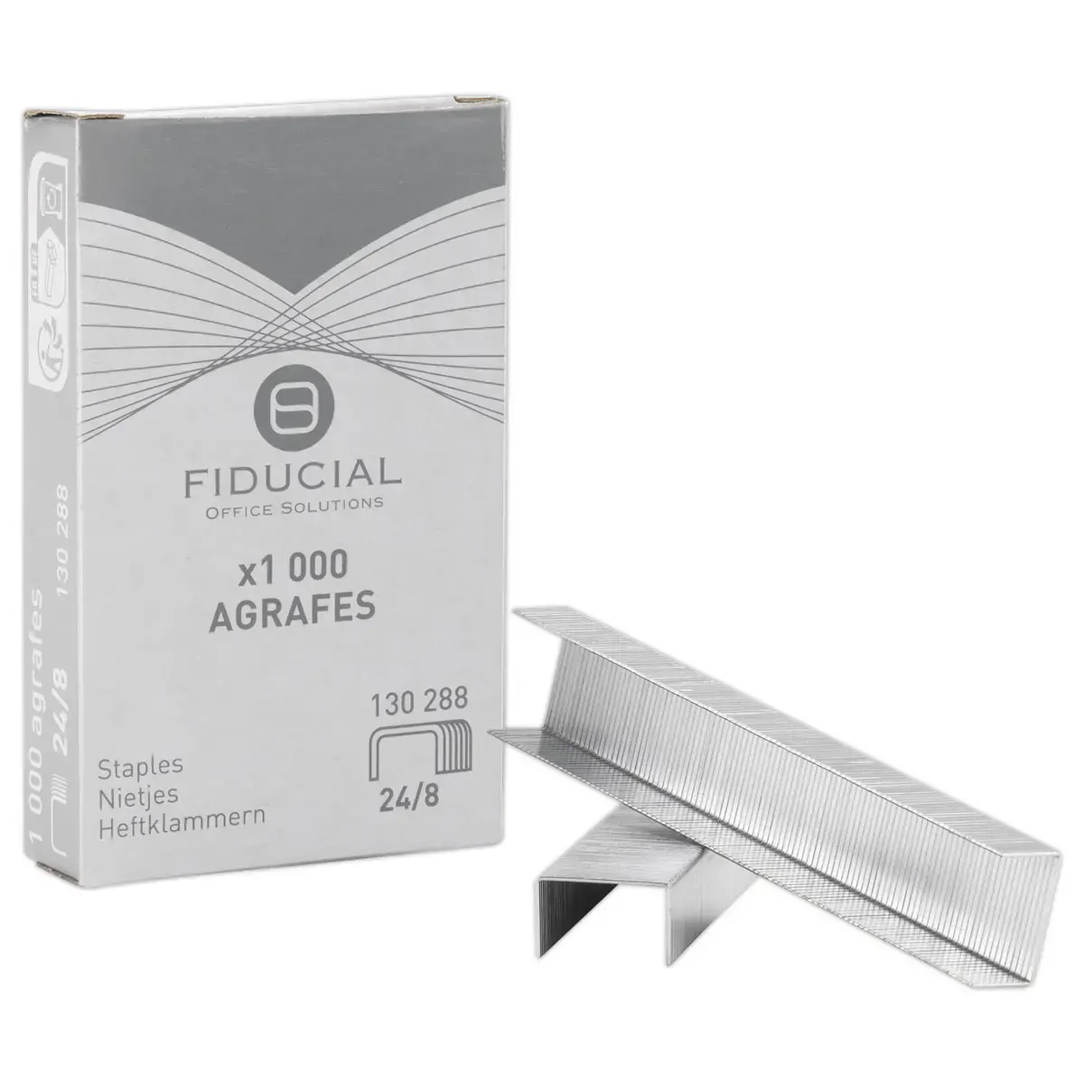 1000 Agrafes pour agrafeuses de bureau – 24/8 photo du produit