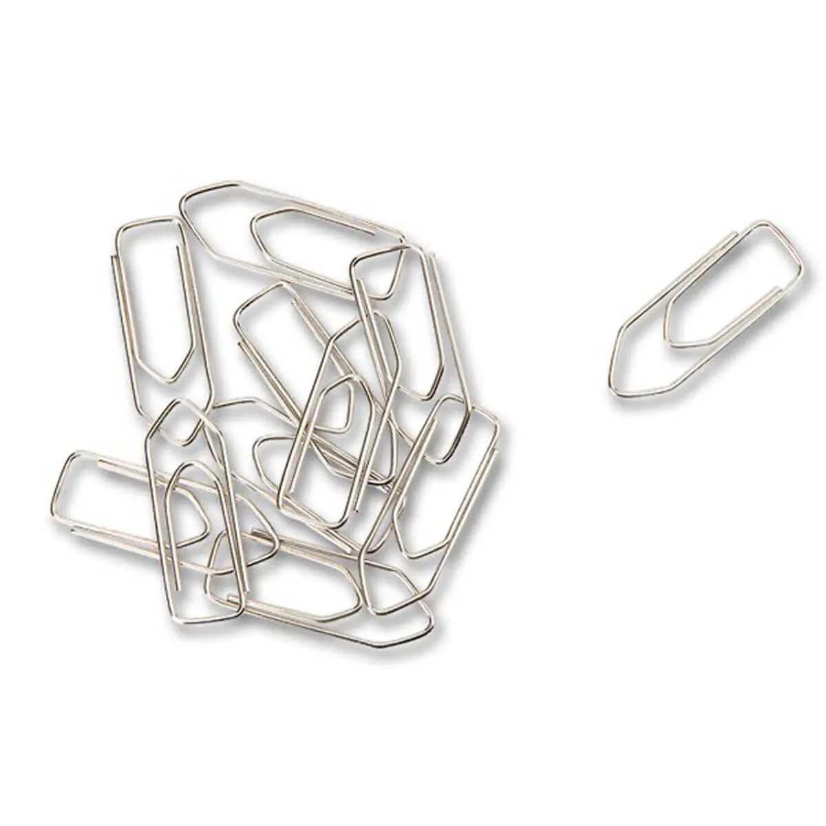 1000 Trombones acier galvanis&eacute; - 25 mm photo du produit