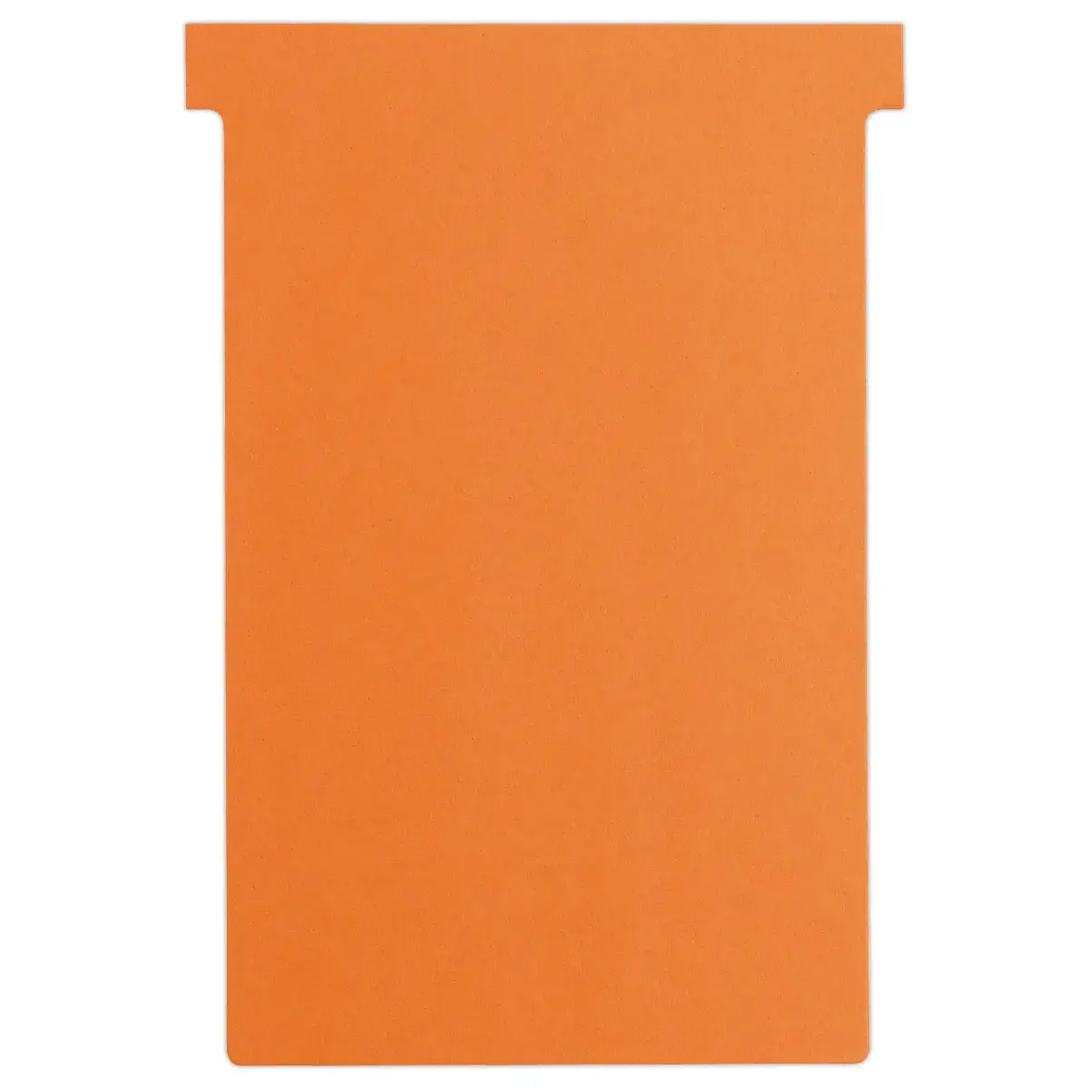 100 Fiches T pour planning - Taille 4 - Orange - NOBO photo du produit