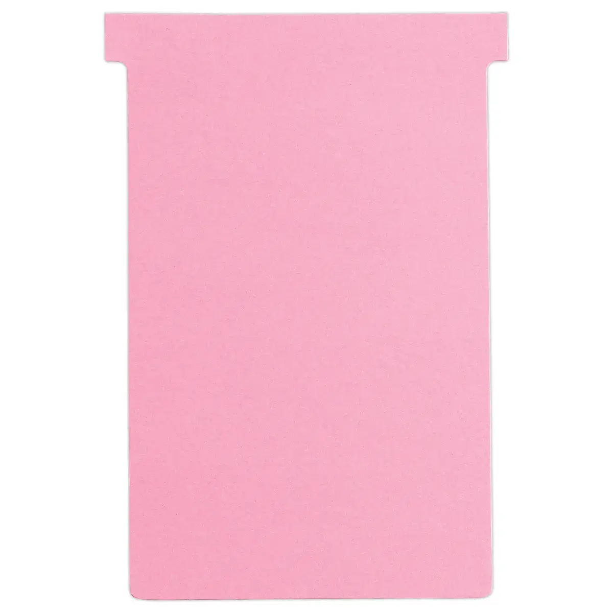 100 Fiches T pour planning - Taille 4 - Rose - NOBO photo du produit