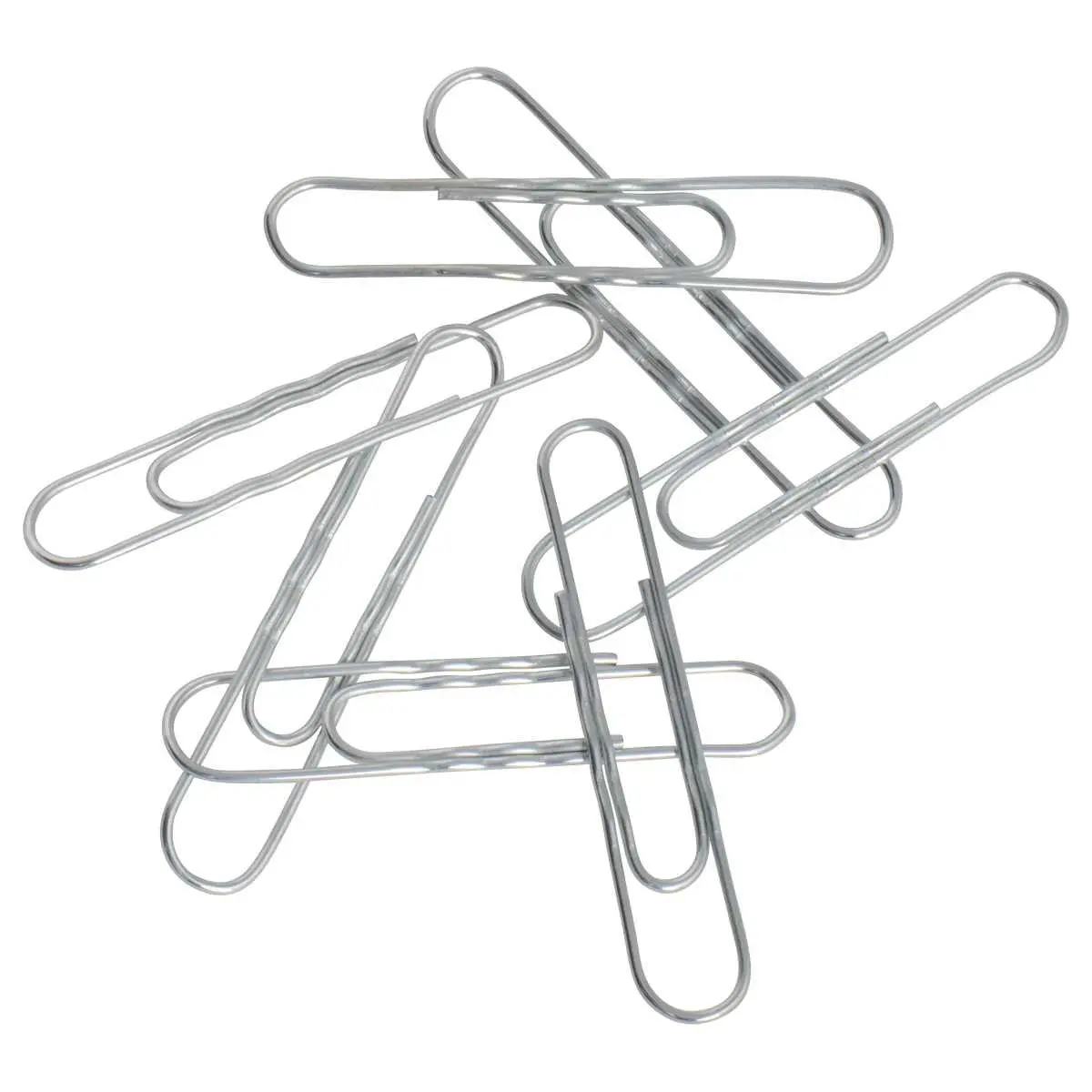 100 Trombones ondul&eacute;s 5 cm photo du produit