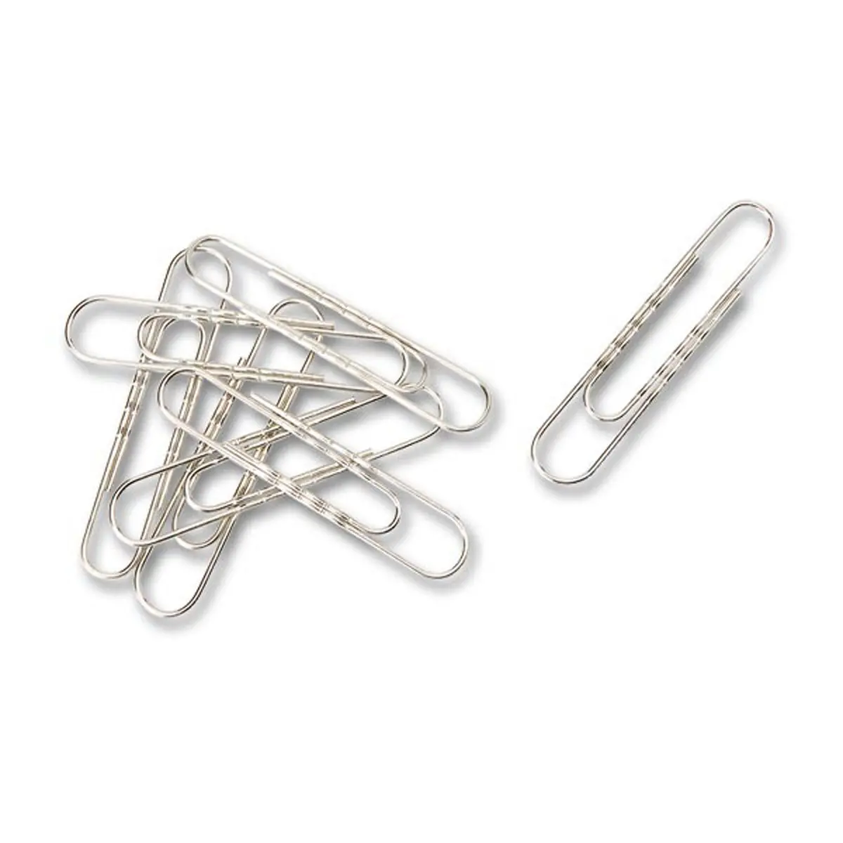 100 Trombones ondul&eacute;s - 7,7 cm photo du produit