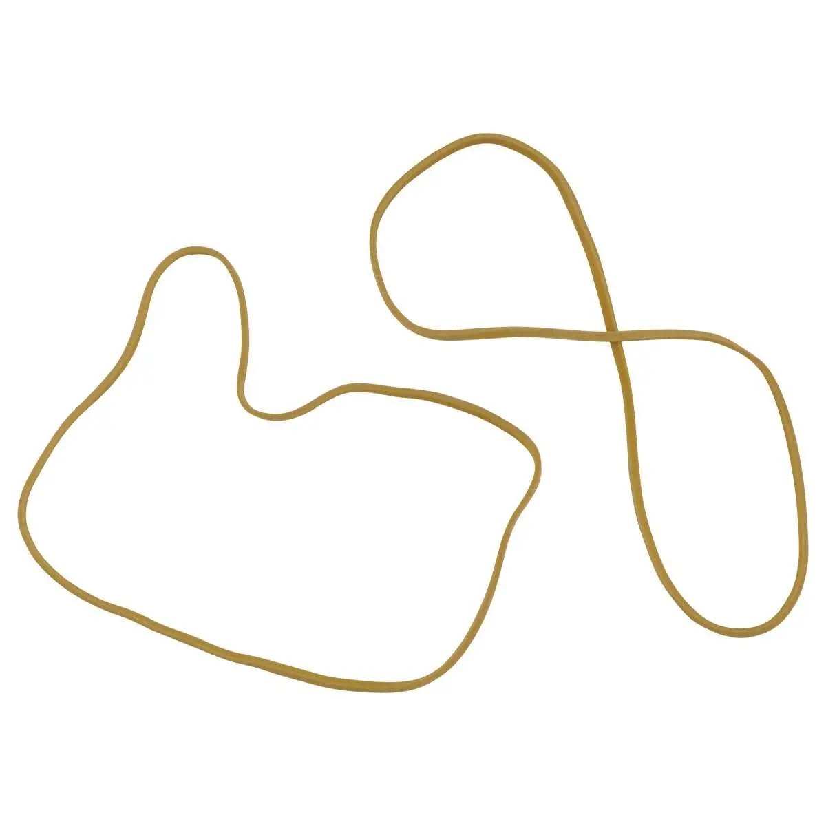 Sachet de 1 kg de bracelets élastiques étroits en caoutchouc - Blond - 150 mm - SIGN photo du produit