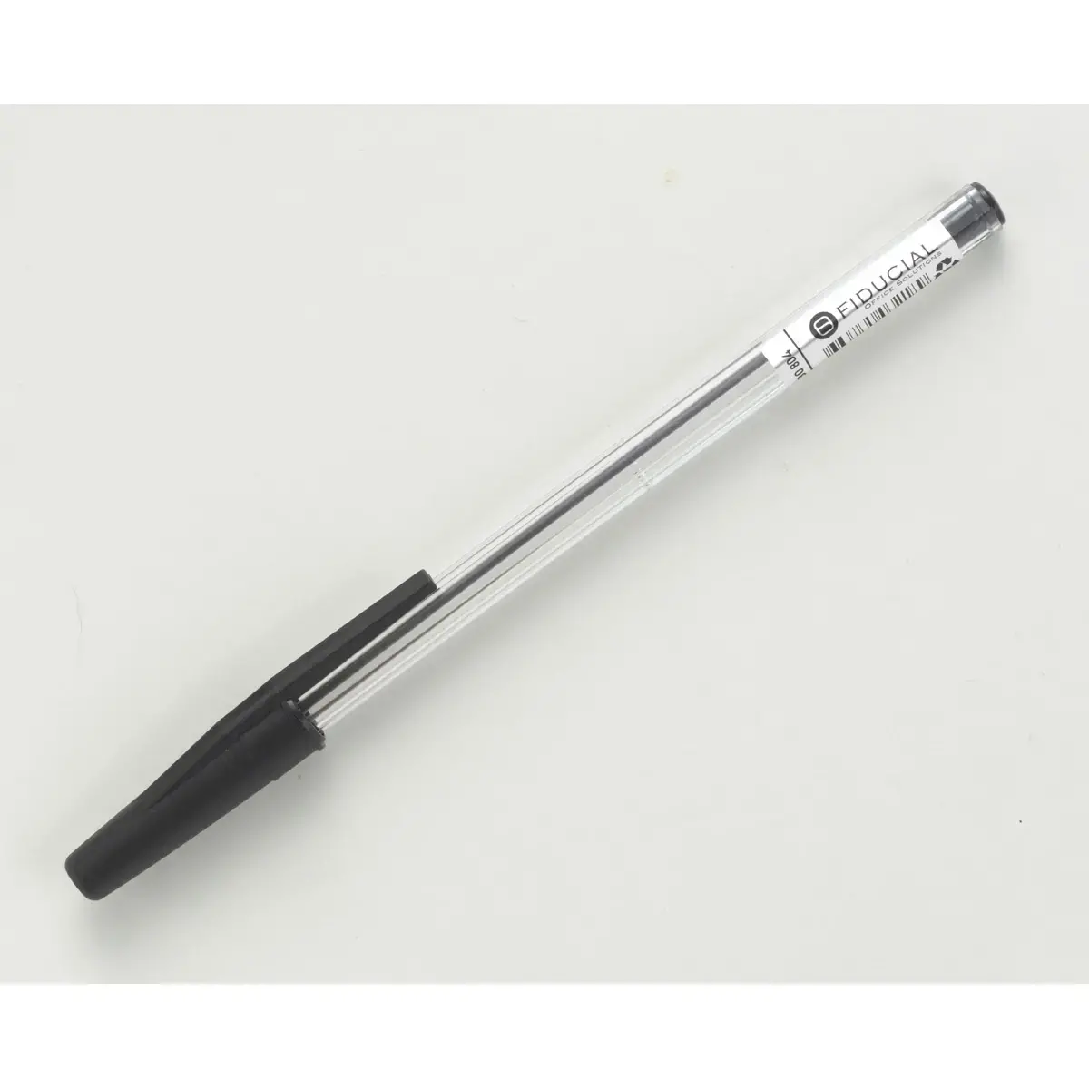 Stylo bille capuchon - Ecriture moyenne - Noir - Fiducial photo du produit