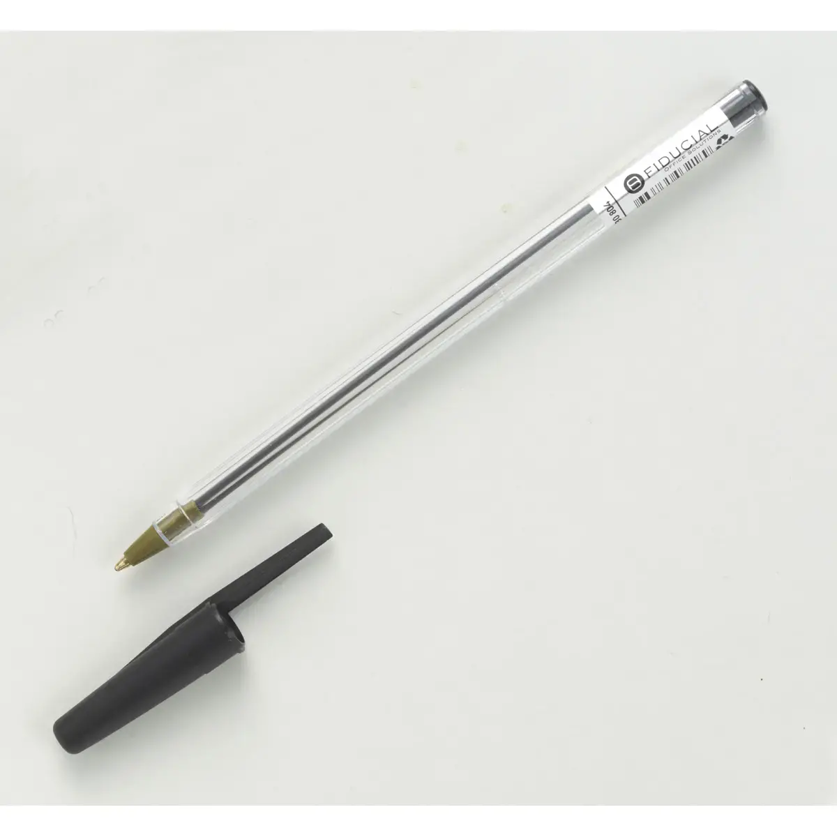 Stylo bille capuchon - Ecriture moyenne - Noir - Fiducial photo du produit