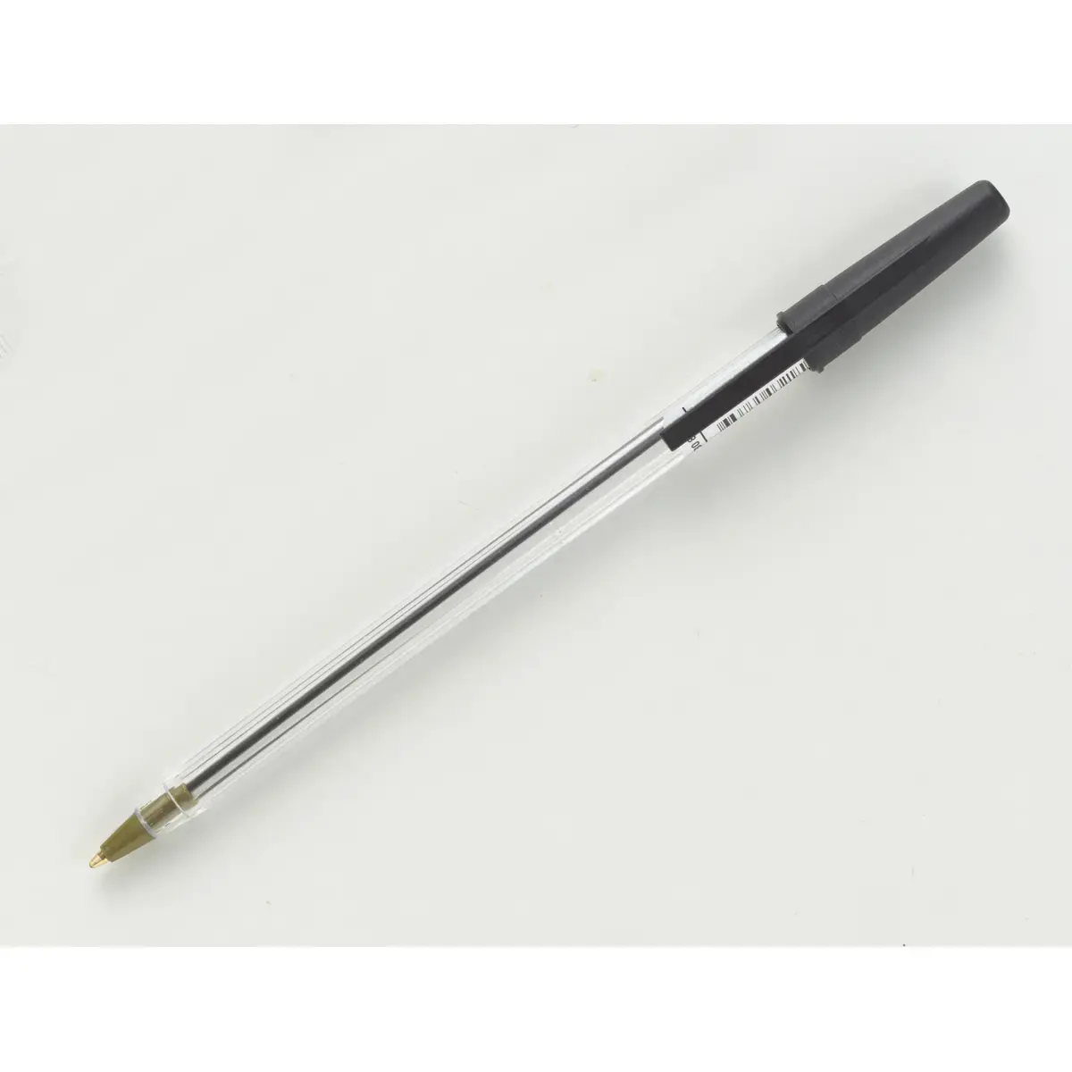 Stylo bille capuchon - Ecriture moyenne - Noir - Fiducial photo du produit