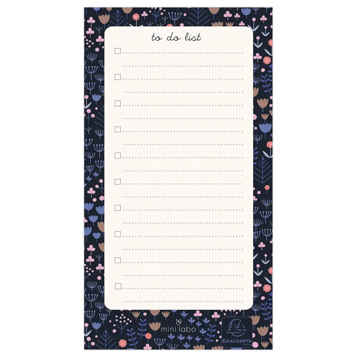 Bloc To Do List Color Design - 18x10cm photo du produit