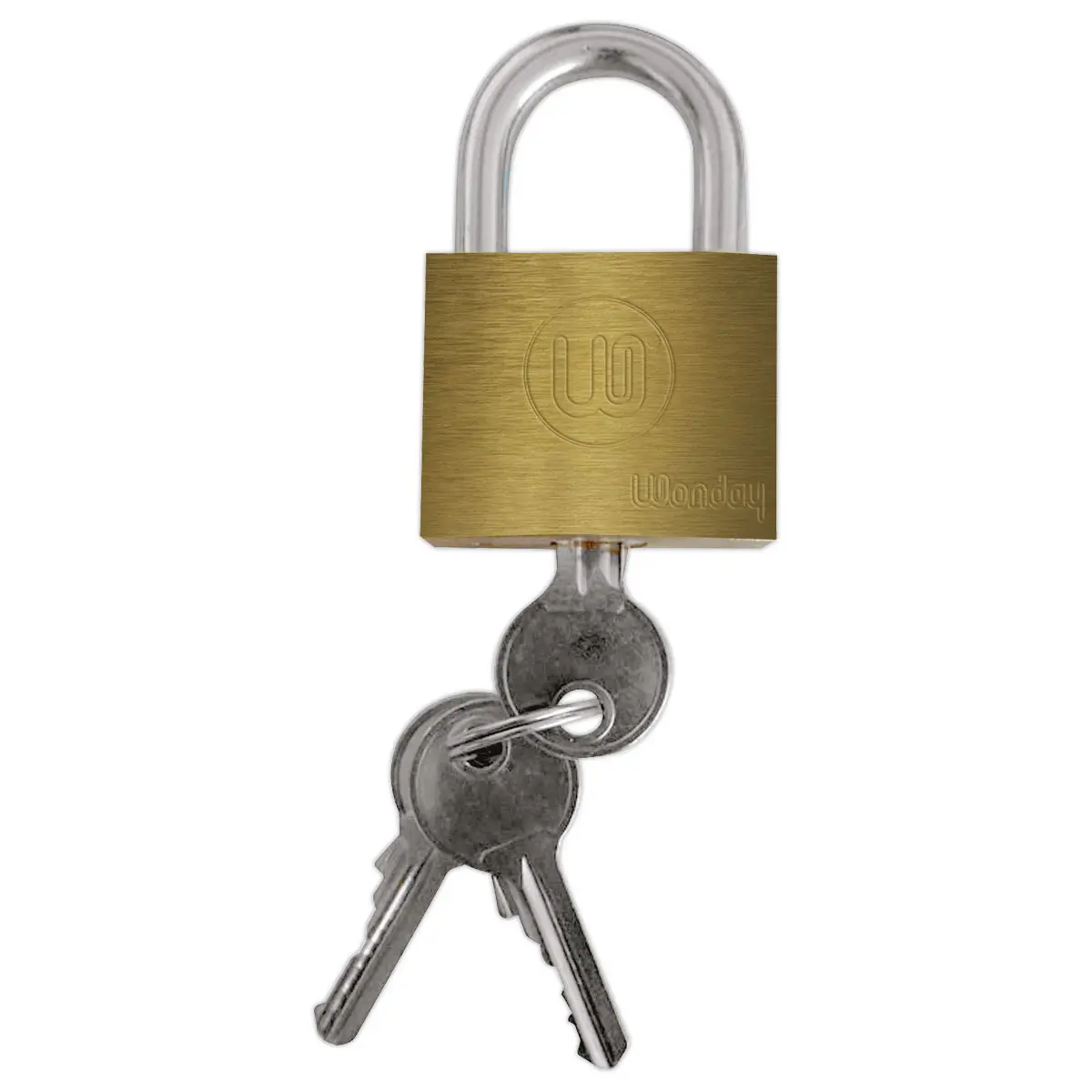 Cadenas de sûreté en laiton double ancrage mécanisme à goupilles 40 mm photo du produit