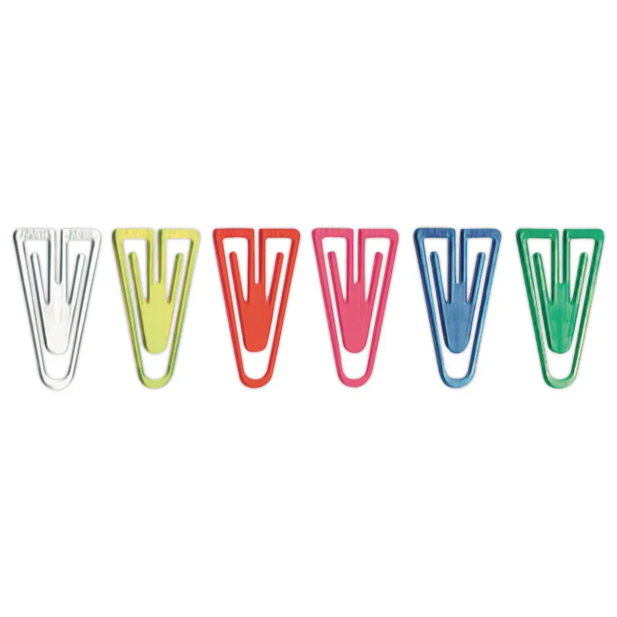 100 Trombones plastique 25mm - Coloris assortis - SIGN photo du produit